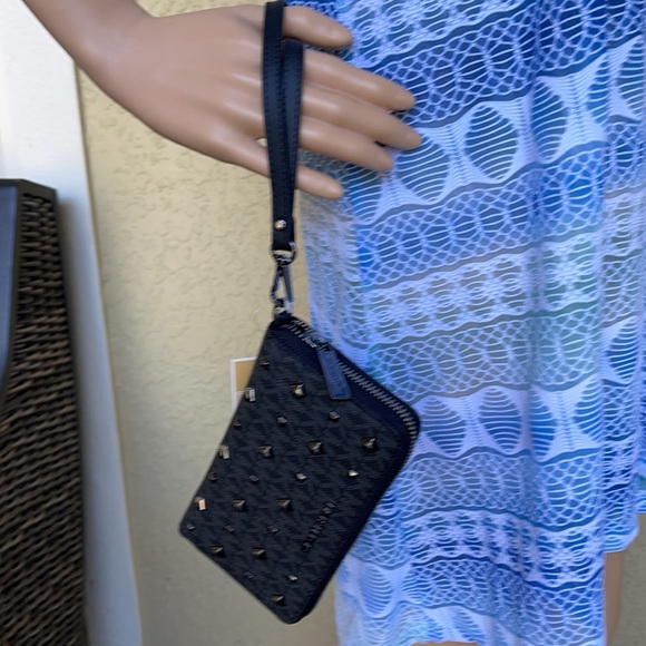 Michael Kors Jet Set Travel Large Flat Multifunctional Phone Case-Wristlet-Walle - Picture 14 of 16